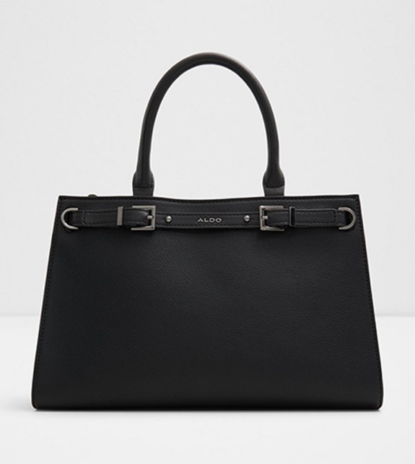 ELIZABELLE Logo Metal Tote Bag