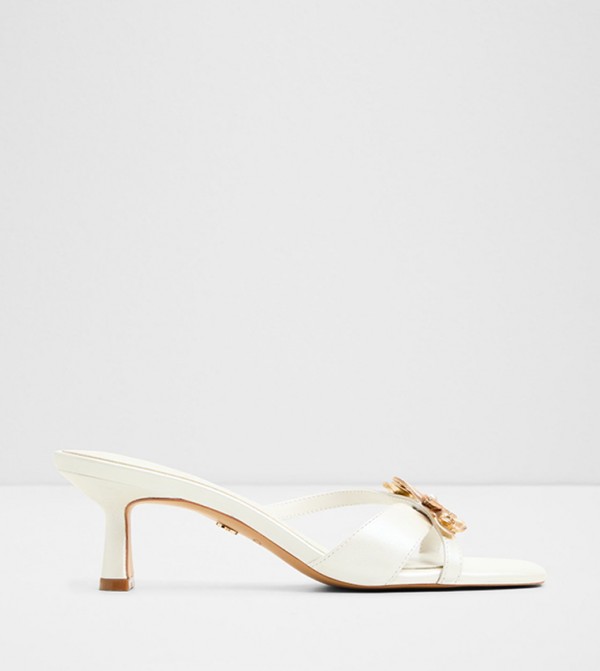 EPHEMERAL Embellished Heel Sandals