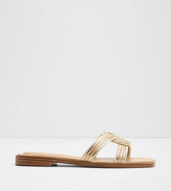 EROK Textured Flat Sandals