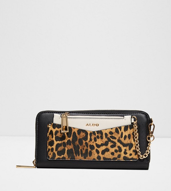 ESAI Leopard Print Long Wallet