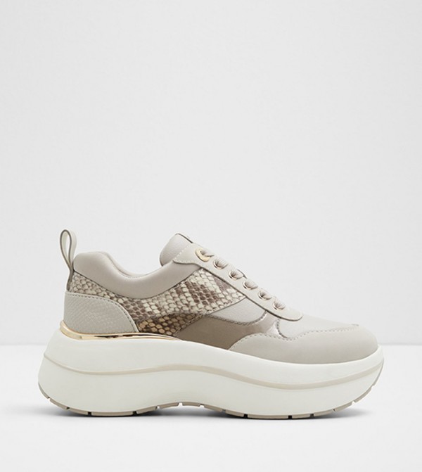 ETIENE Snakeskin Chunky Sneakers