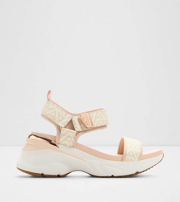 EULALIA Monogram Chunky Sandals