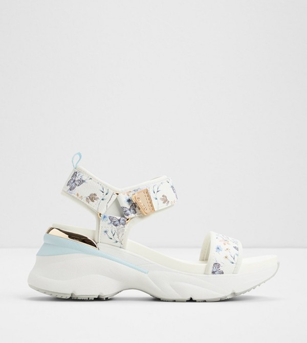 EULALIA Printed Chunky Sandals