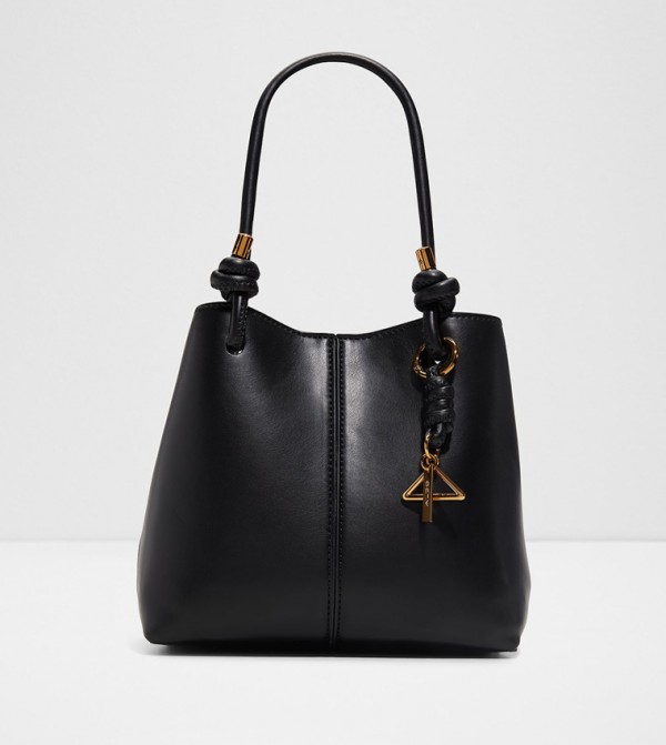 EVIELILY Logo Charm Satchel Bag