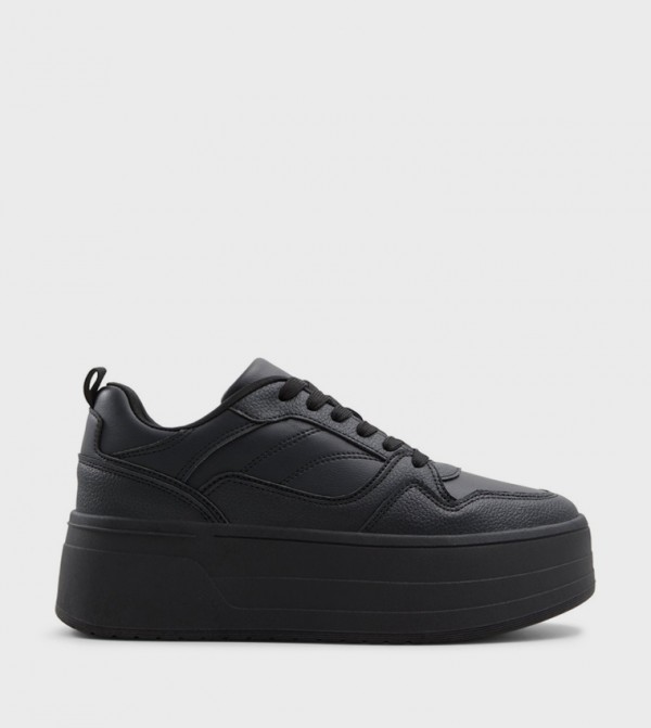 EVIIE Lace Up Platform Sneakers