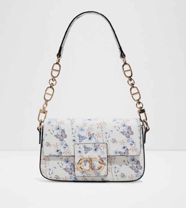 EXQUISITE Floral Printed Shoulder Bag