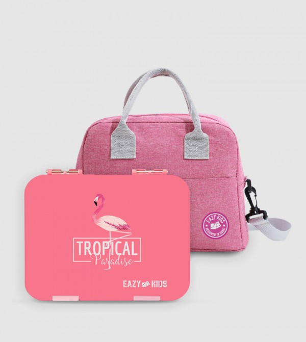 Bento Boxes With Insulated Lunch Bag Combo- Tropical