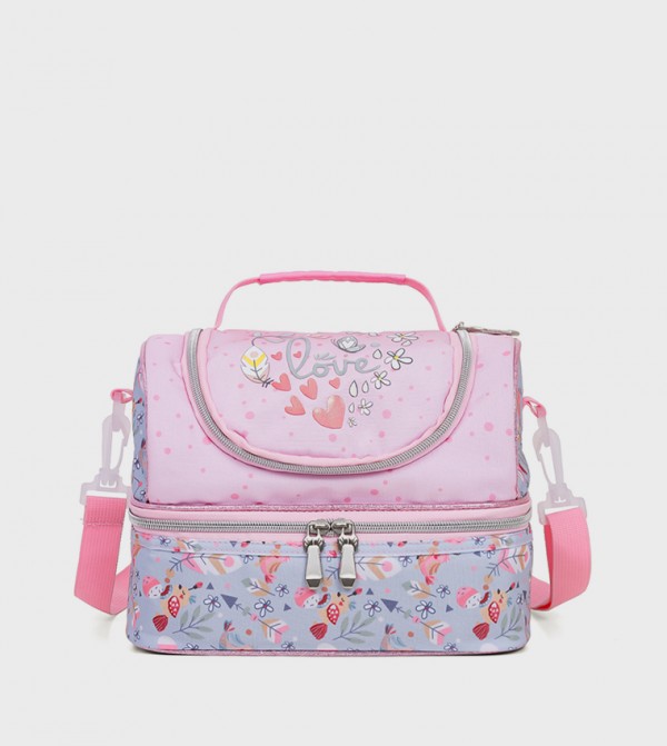Love Themed Dual Compartment Lunch Bag