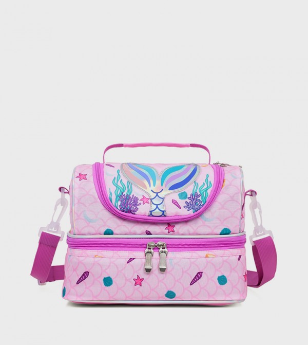 Mermaid Themed Dual Compartment Lunch Bag