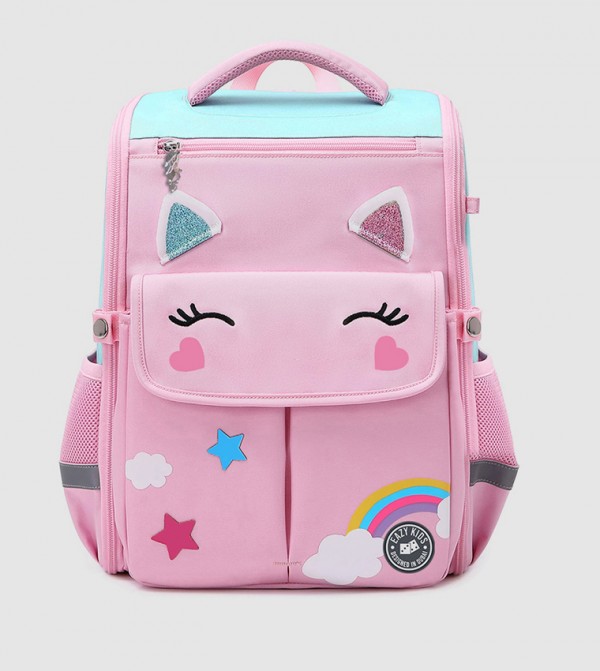 Buy Eazy Kids Sambox 3D Unicorn Essential School Bag In Pink
