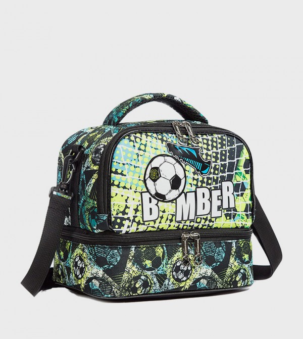 Football Printed Lunch Bag