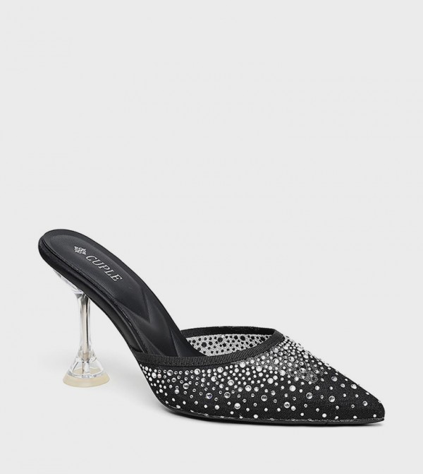 Embellished Pointed Toe Pumps