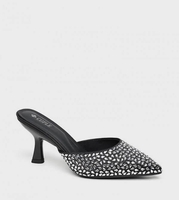 Embellished Pointed Toe Pumps