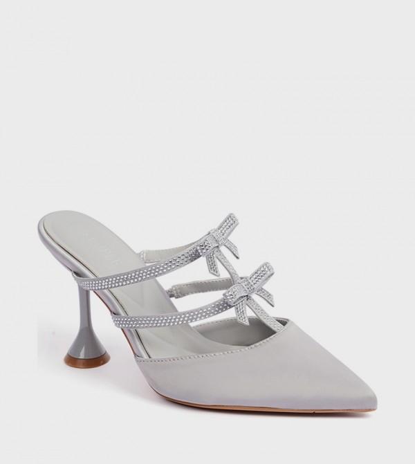 Embellished Pointed Toe Pumps