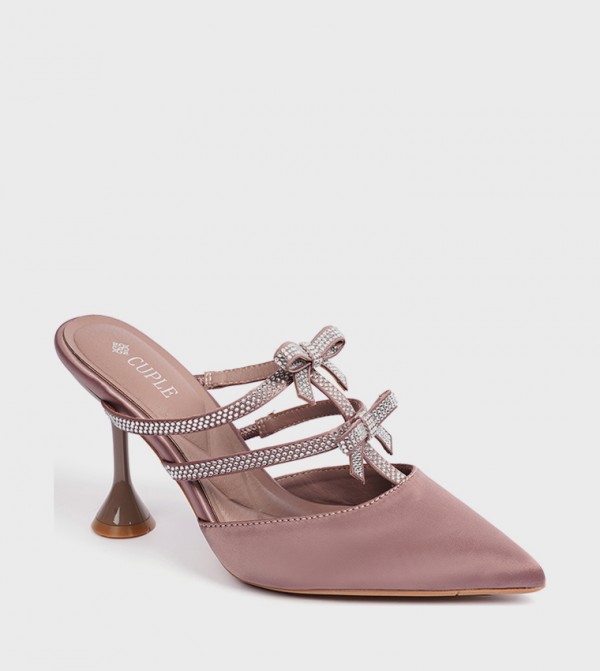 Embellished Pointed Toe Pumps