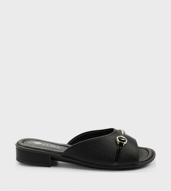 Horsebit Open Toe Heeled Sandals