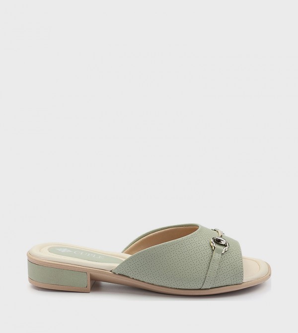 Horsebit Open Toe Heeled Sandals