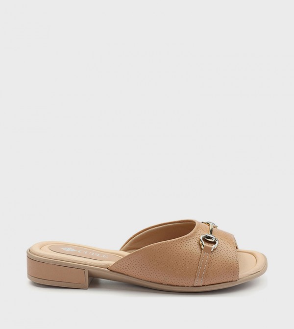 Horsebit Open Toe Heeled Sandals