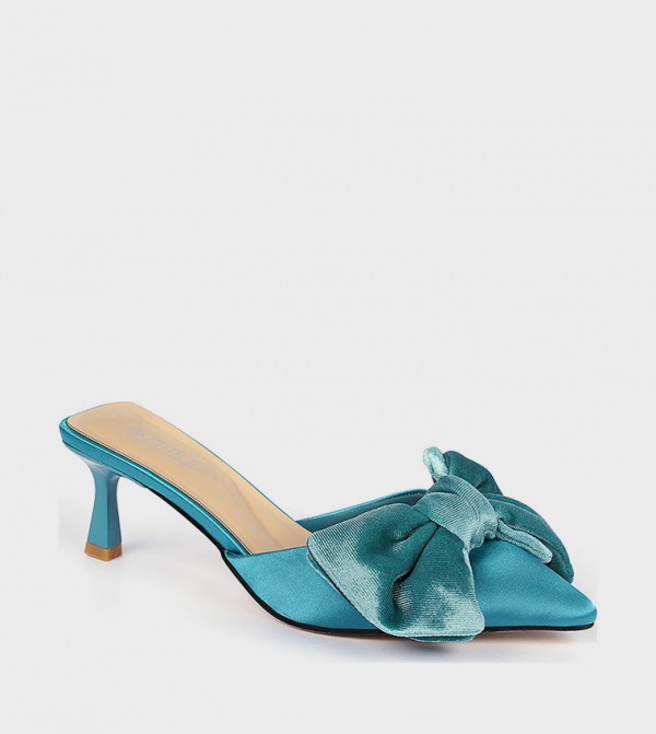 Bow Detail Pointed Toe Pumps