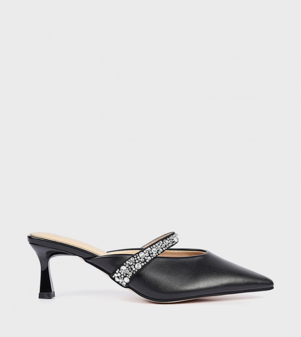 Embellished Pointed Toe Pumps