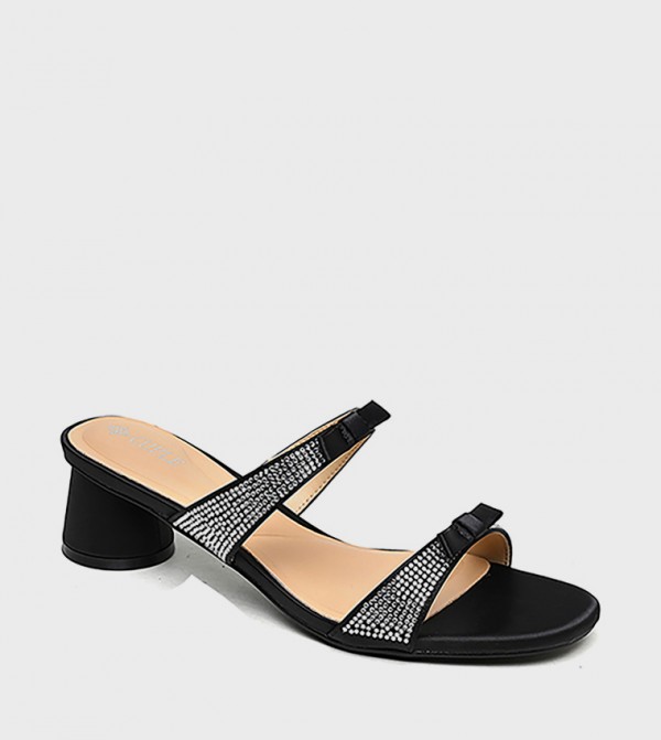 Embellished Strappy Heeled Sandals