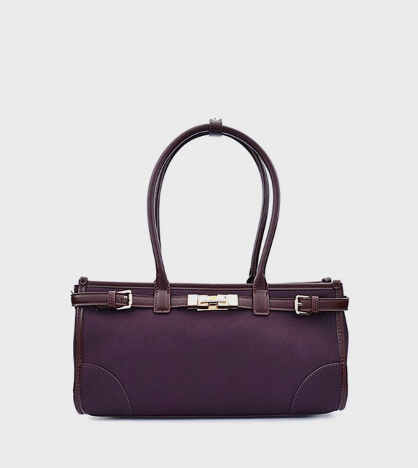 LUXURIOUS Textured Shoulder Bag