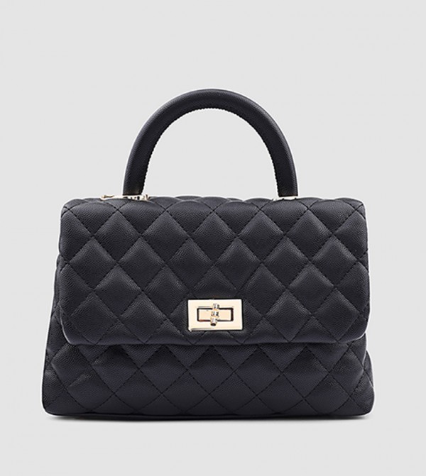 Quilted Top Handle Bag