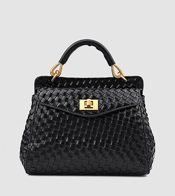 Braided Top Handle Bag