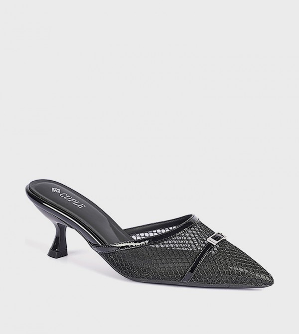 Pointed Toe Kitten Heel Pumps