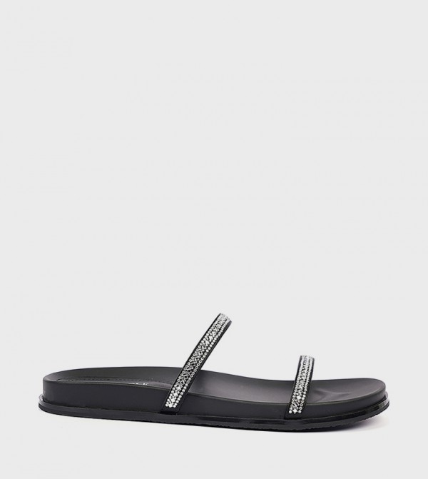 Embellished Strappy Flat Sandals