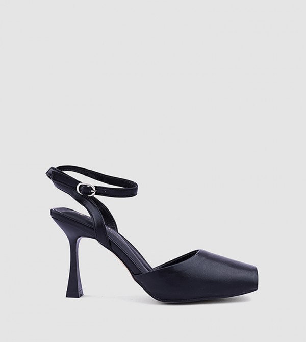 Ankle Strap Peep Toe Pumps