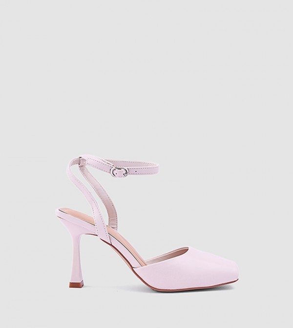Ankle Strap Peep Toe Pumps