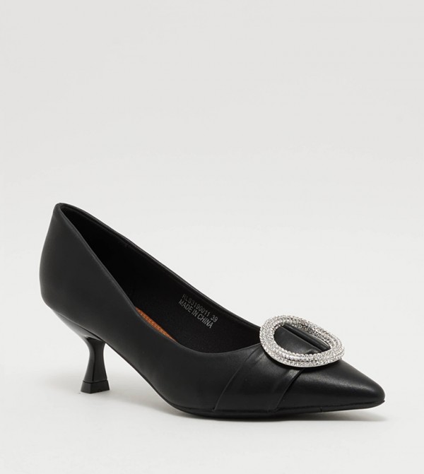 Embellished Pointed Toe Pumps