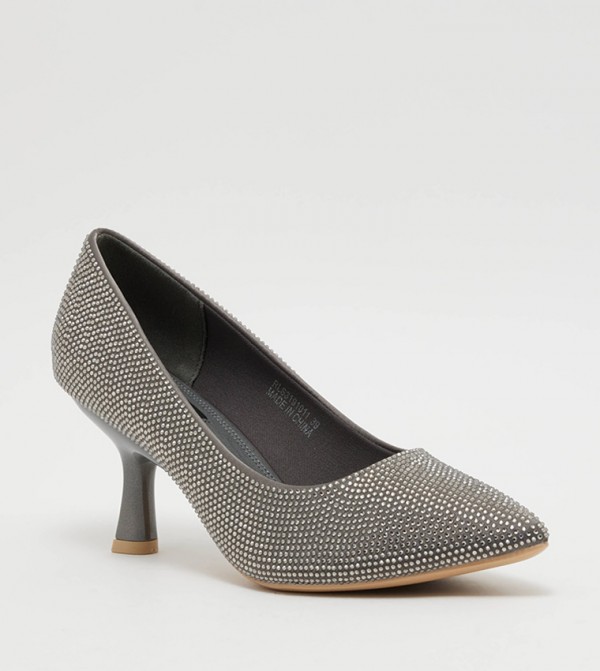Embellished Pointed Toe Pumps