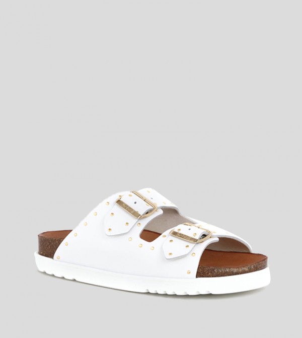Mules White Beatriz