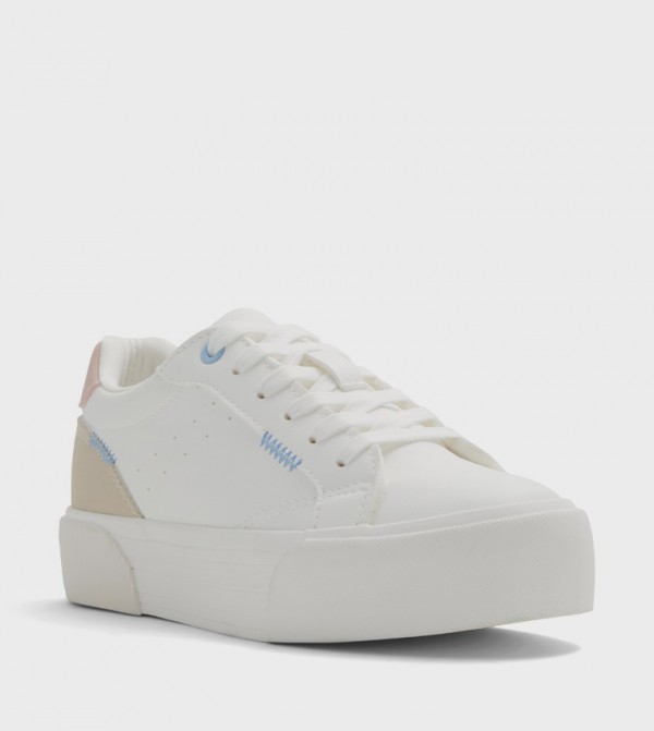 FEEONA Color Block Lace Up Sneakers
