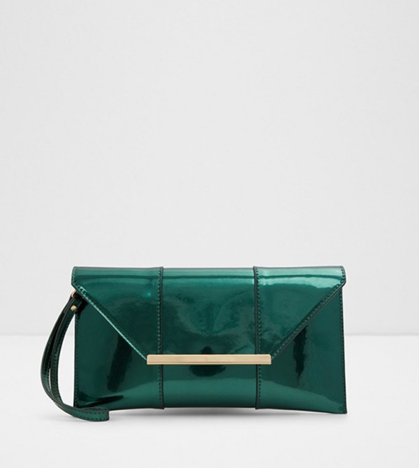FEILLE Metallic Clutch Bag