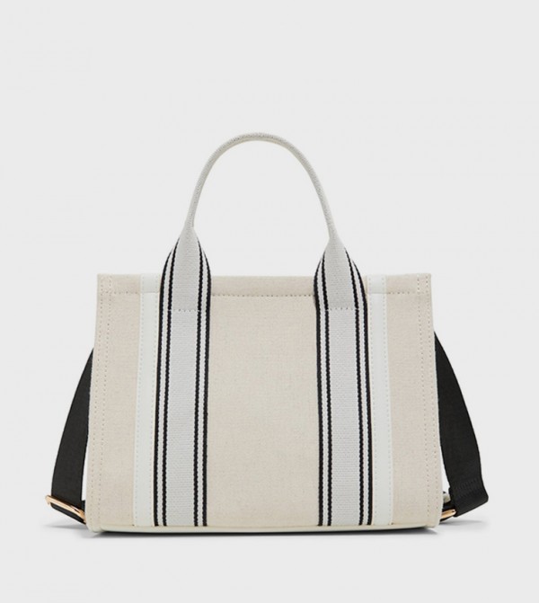 FLORENNCE Striped Tote Bag