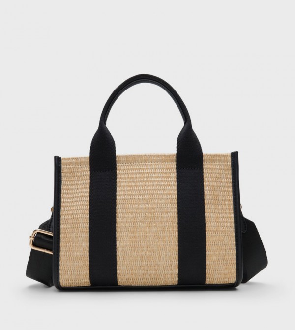 FLORENNCE Straw Mini Tote Bag