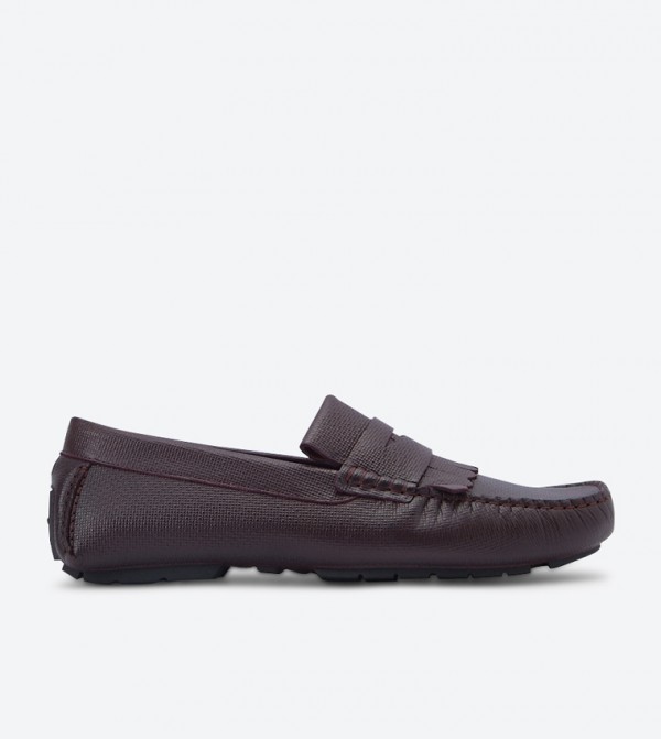 tommy hilfiger burgundy loafers