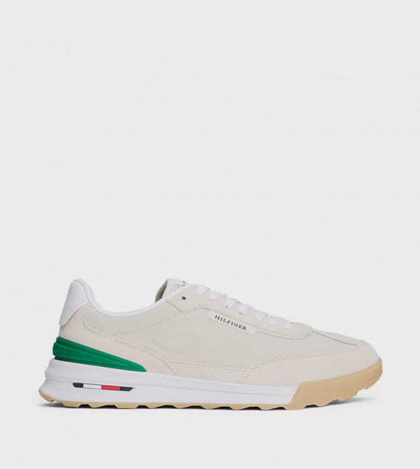 Round Toe Retro Runner Sneakers
