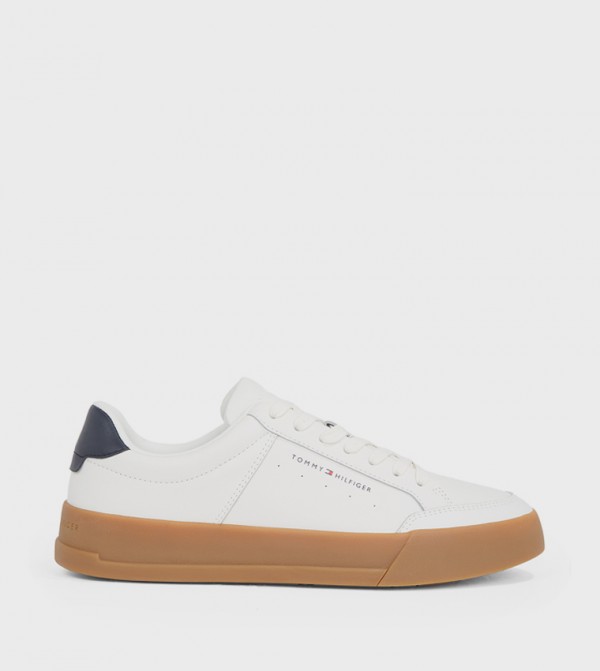 Logo Detail Lace-Up Sneakers