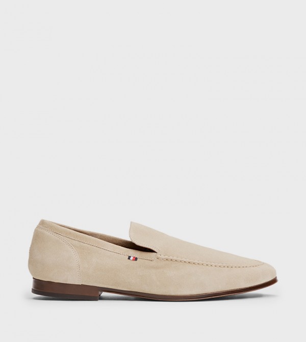 Suede Slip-On Loafers