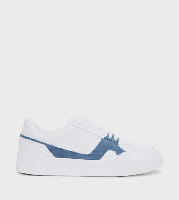 Color Block Court Craft Lace-Up Sneakers