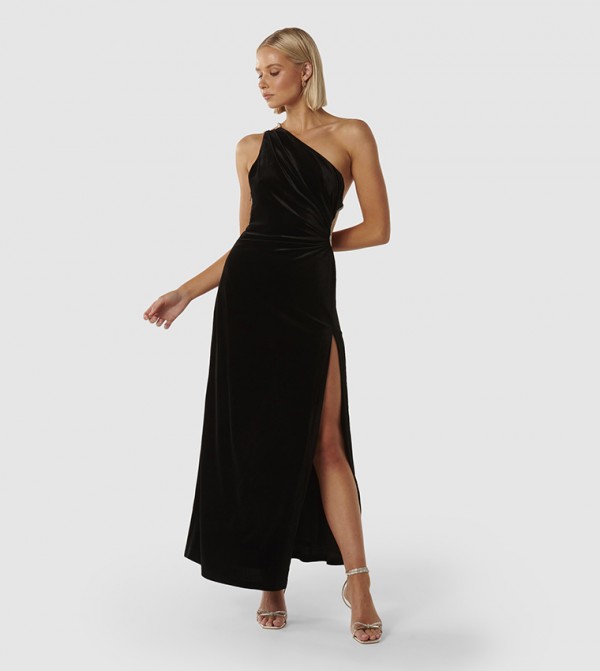 COSTANZA Embellished Detail Backless Dress
