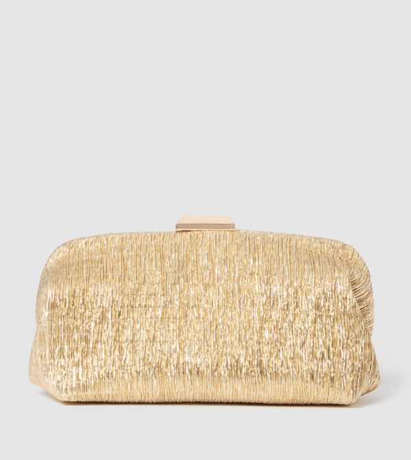 PEONY Plisse Clutch