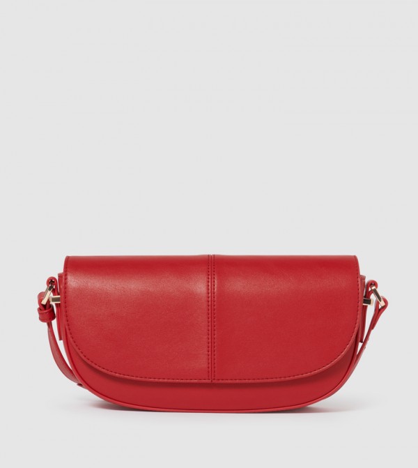 CINDY Signature Solid Flap Shoulder Bag