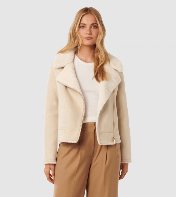 MONTANA Faux Fur Aviator Jacket
