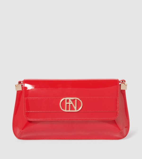 SHILOH Glossy Shoulder Bag