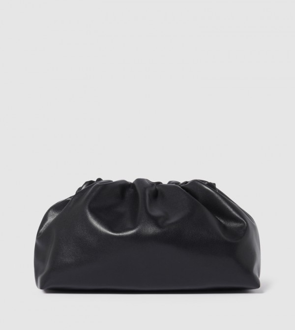 RIVER Ruched Clutch Bag